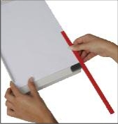 Rozwieracz listew - ręczne zakładanie listwy przy pomocy podstawki rozwiarającej jej krawędzie