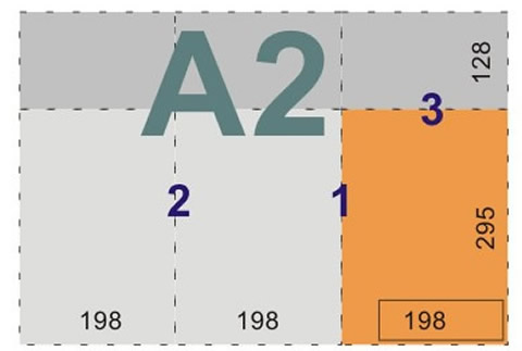 schemat składania rysunków do ofertówki - format A2