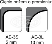 Podgląd zaokrąglenia narożnikó przez AE3